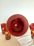 Mid Century Atomic Fish Glasses - Southern Vintage Wares