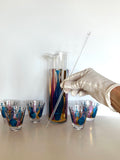 Fred Press Blenko Cocktail Pitcher Set, 7 Pieces