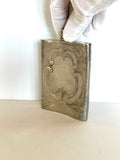 Vintage Floral Embossed Flask 1940s - Southern Vintage Wares