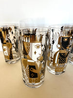 Georges Briard It's In The Cards Glasses