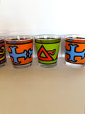 Anchor Hocking 1970s Poison Rocks Glasses