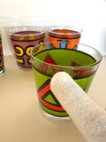 Anchor Hocking 1970s Poison Rocks Glasses
