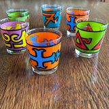 Anchor Hocking 1970s Poison Rocks Glasses