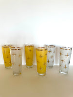 Atomic "North Star" Glasses by Bartlett Collins (set of 6)