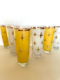 Atomic "North Star" Glasses by Bartlett Collins (set of 6)