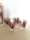 Atomic Rooster Cocktail Shaker by Dyball (Plus 4 Free Glasses) - Southern Vintage Wares