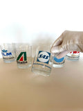 Vintage Airlines Glasses Pan Am TWA SAS KLM - Southern Vintage Wares