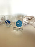 Vintage Airlines Low Ball Glasses - Pan Am, Eastern, Sabina, British Airways - TWA Glasses - Southern Vintage Wares