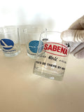 Vintage Airlines Low Ball Glasses - Pan Am, Eastern, Sabina, British Airways - TWA Glasses - Southern Vintage Wares