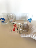 Vintage Airlines Low Ball Glasses - Pan Am, Eastern, Sabina, British Airways - TWA Glasses - Southern Vintage Wares