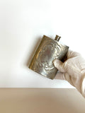 Vintage Floral Embossed Flask 1940s - Southern Vintage Wares