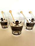 Georges Briard Name Your Poison Rocks Glasses