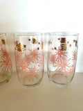 Mid Century Atomic Pink & Gold Glasses