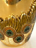 Vintage Jeweled Peacock Cocktail Shaker St Johns - Southern Vintage Wares
