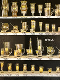 Vintage Owl Glasses Set, West Virginia Glass Co. - Southern Vintage Wares