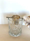 Vintage Rollover Jigger, Inca Aztec Cat Design - Southern Vintage Wares