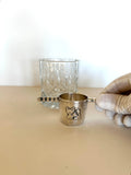 Vintage Rollover Jigger, Inca Aztec Cat Design - Southern Vintage Wares