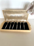 Silver Cocktail Picks in original box vintage - Southern Vintage Wares