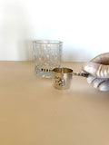 Vintage Rollover Jigger, Inca Aztec Cat Design - Southern Vintage Wares