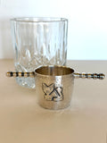 Vintage Rollover Jigger, Inca Aztec Cat Design - Southern Vintage Wares