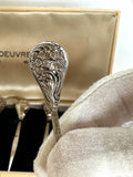 Silver Cocktail Picks in original box vintage - Southern Vintage Wares