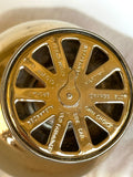 Art Deco Single Serve Cocktail Shaker, Cocktail Recipes Dial Lid - Southern Vintage Wares