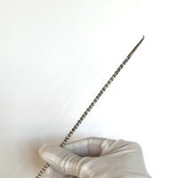 Vintage Coin Silver Cocktail Spoon, Art Deco Design
