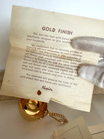 Rare Napier 24K Gold Bottoms Up Jigger (new old stock)