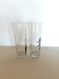 Pair of Libbey Risque Pole Dancer Glasses - Southern Vintage Wares