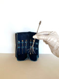 Sterling Silver Retractable Swizzle Sticks 1950s - Southern Vintage Wares