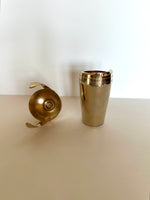 Rare Gold Napier Penguin Cocktail Shaker 1930s