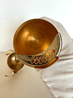 Rare Gold Napier Penguin Cocktail Shaker 1930s