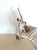 Pair of Libbey Risque Pole Dancer Glasses - Southern Vintage Wares