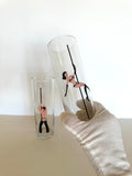 Pair of Libbey Risque Pole Dancer Glasses - Southern Vintage Wares