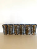Culver Leopard Print Glasses Mid Century - Southern Vintage Wares