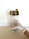 Vintage Heavy Cut Glass Cocktail Shaker - Southern Vintage Wares