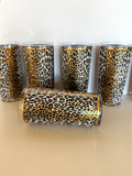 Culver Leopard Print Glasses Mid Century - Southern Vintage Wares