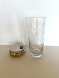 Vintage Heavy Cut Glass Cocktail Shaker - Southern Vintage Wares