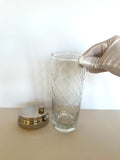Vintage Heavy Cut Glass Cocktail Shaker - Southern Vintage Wares