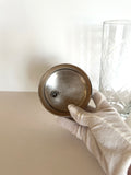 Vintage Heavy Cut Glass Cocktail Shaker - Southern Vintage Wares