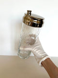Vintage Heavy Cut Glass Cocktail Shaker - Southern Vintage Wares