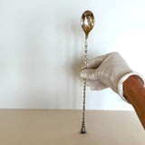 Christofle 11" Cocktail Muddler Spoon Art Deco - Southern Vintage Wares