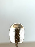 Silver Cocktail Picks, Inca Tiki Finials