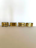 Vintage Brass Decanter Tags 1970s - Southern Vintage Wares
