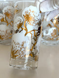 Mid Century Cotton Boll Glasses, Set #1