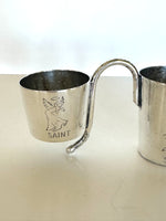 Rare Napier Saint and Sinner Jigger