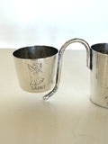 Rare Napier Saint and Sinner Jigger