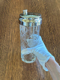 Vintage Heavy Cut Glass Cocktail Shaker - Southern Vintage Wares