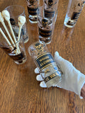 Georges Briard Name Your Poison Glasses, (7-Piece Set) - Southern Vintage Wares