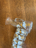 Mid Century Cotton Boll Pitcher Glasses Set, 5-Pieces